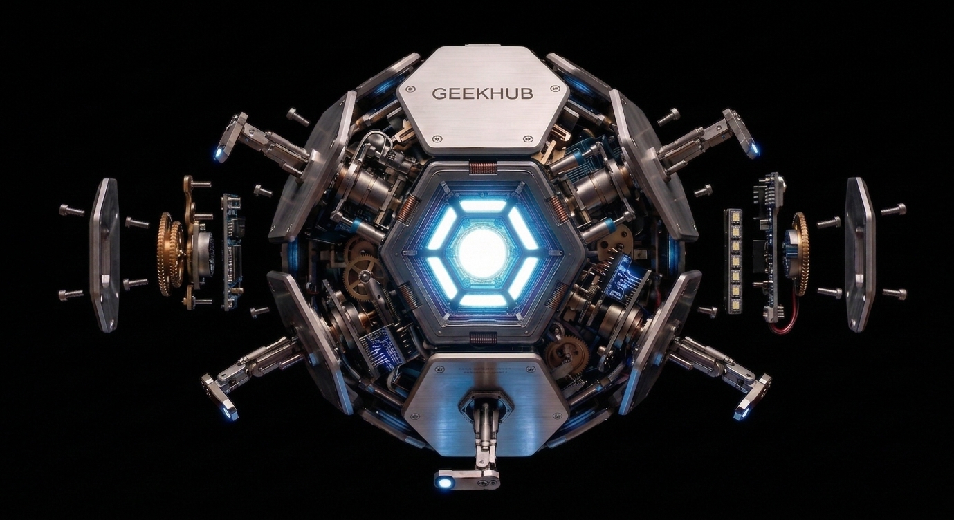 GeekHub Unit 01 — vue éclatée